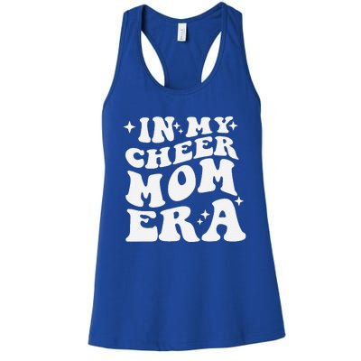 In My Cheer Mom Era Cheerleading Football Mom Game Day Gift Women's Racerback Tank