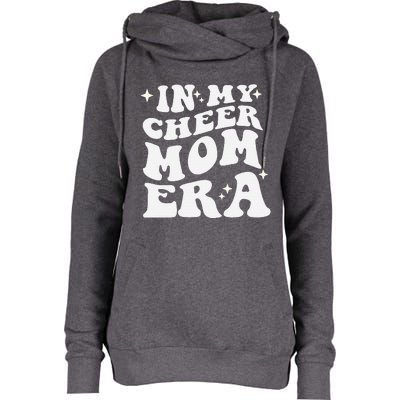 In My Cheer Mom Era Cheerleading Football Mom Game Day Gift Womens Funnel Neck Pullover Hood