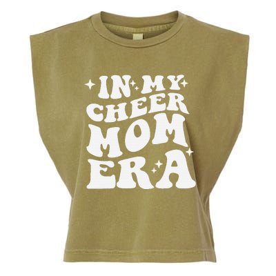 In My Cheer Mom Era Cheerleading Football Mom Game Day Gift Garment-Dyed Women's Muscle Tee