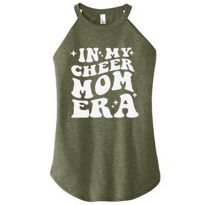 In My Cheer Mom Era Cheerleading Football Mom Game Day Gift Women's Perfect Tri Rocker Tank