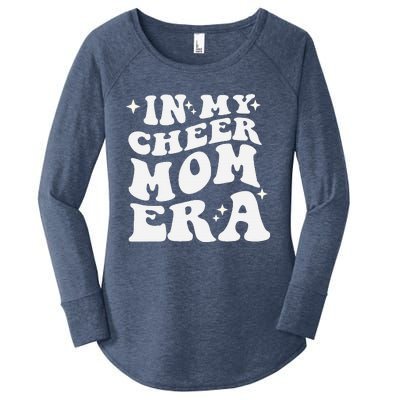 In My Cheer Mom Era Cheerleading Football Mom Game Day Gift Women's Perfect Tri Tunic Long Sleeve Shirt