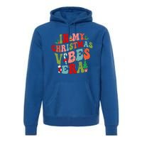 In My Christmas Vibes Era Groovy Merry Christmas Gift Premium Hoodie