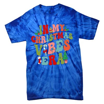 In My Christmas Vibes Era Groovy Merry Christmas Gift Tie-Dye T-Shirt