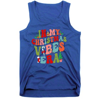 In My Christmas Vibes Era Groovy Merry Christmas Gift Tank Top