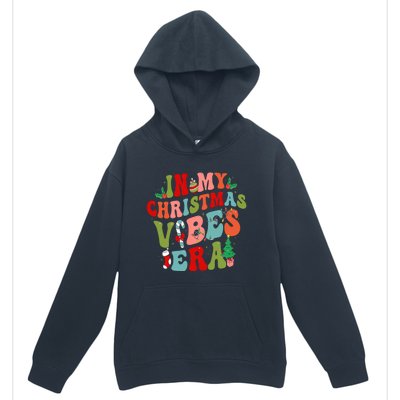 In My Christmas Vibes Era Groovy Merry Christmas Gift Urban Pullover Hoodie