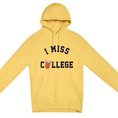 I Miss College Vintage Premium Pullover Hoodie