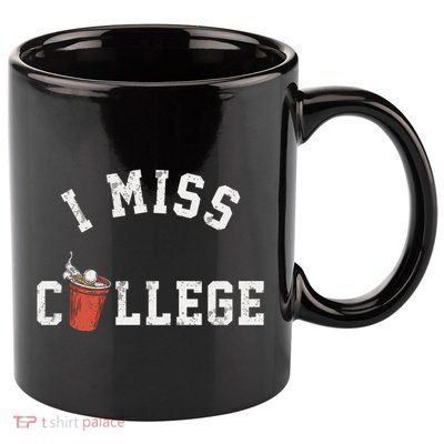 I Miss College Vintage 11oz C Handle Ceramic Mug