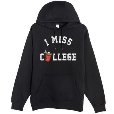 I Miss College Vintage Premium Pullover Hoodie