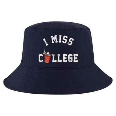 I Miss College Vintage Cool Comfort Performance Bucket Hat