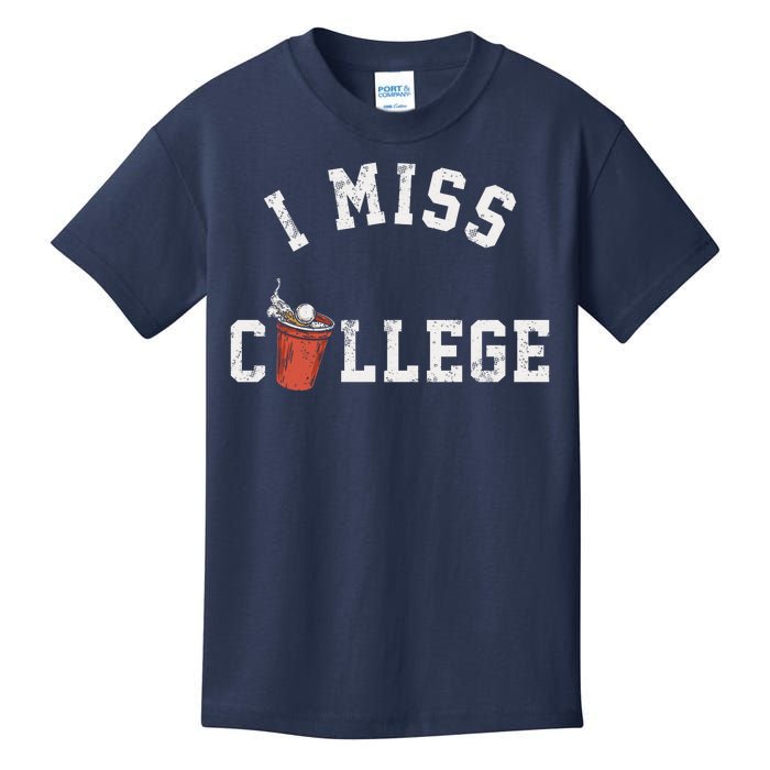 I Miss College Vintage Kids T-Shirt