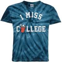 I Miss College Vintage Kids Tie-Dye T-Shirt