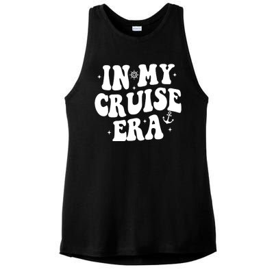 In My Cruise Era Vacation Ladies PosiCharge Tri-Blend Wicking Tank