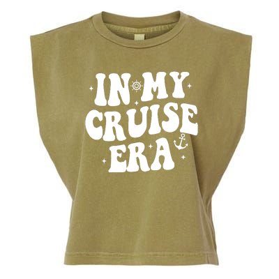 In My Cruise Era Vacation Garment-Dyed Women's Muscle Tee