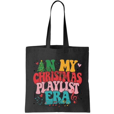 In My Christmas Playlist Era Funny Xmas Music Lover Bag