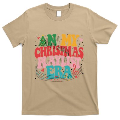 In My Christmas Playlist Era Funny Xmas Music Lover T-Shirt