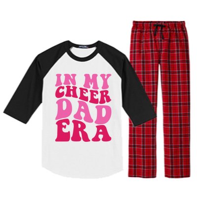 In My Cheer Dad Era Cheerleading Cheerleader Dad Meaningful Gift Raglan Sleeve Pajama Set