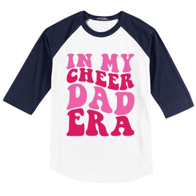 In My Cheer Dad Era Cheerleading Cheerleader Dad Meaningful Gift Baseball Sleeve Shirt