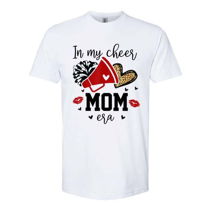 In My Cheer Mom Era Cheerleading Football Mom Women Life Softstyle CVC T-Shirt