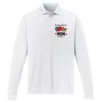 In My Cheer Mom Era Cheerleading Football Mom Women Life Performance Long Sleeve Polo