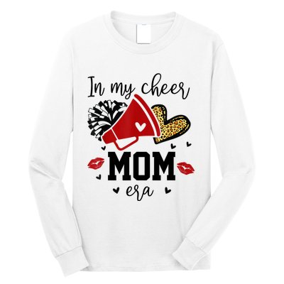 In My Cheer Mom Era Cheerleading Football Mom Women Life Long Sleeve Shirt