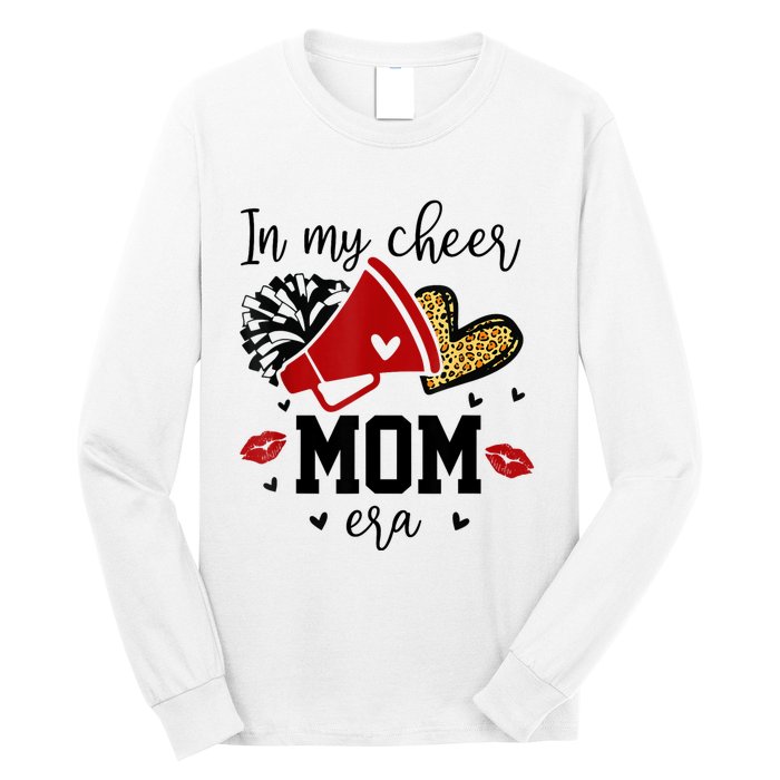 In My Cheer Mom Era Cheerleading Football Mom Women Life Long Sleeve Shirt