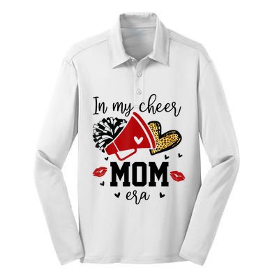 In My Cheer Mom Era Cheerleading Football Mom Women Life Silk Touch Performance Long Sleeve Polo