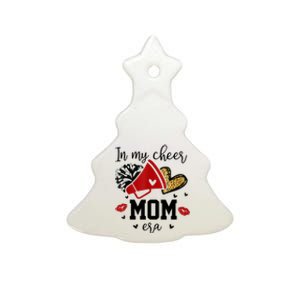 In My Cheer Mom Era Cheerleading Football Mom Women Life Ceramic Tree Ornament