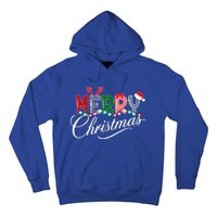 Ideas Merry Christmas | Plaid Graphic Christmas Letter Hoodie