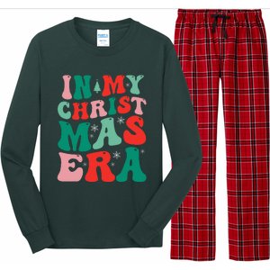 In My Christmas Era Groovy Xmas  Long Sleeve Pajama Set