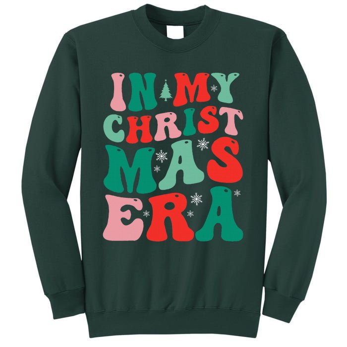 In My Christmas Era Groovy Xmas  Tall Sweatshirt