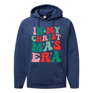 In My Christmas Era Groovy Xmas  Performance Fleece Hoodie