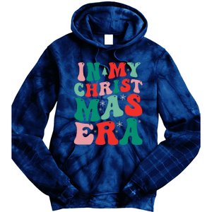 In My Christmas Era Groovy Xmas  Tie Dye Hoodie