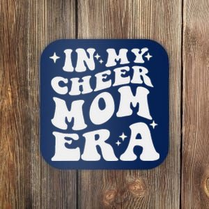 In My Cheer Mom Era Cheerleading Football Mom Game Day Gift Coaster