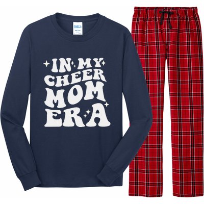 In My Cheer Mom Era Cheerleading Football Mom Game Day Gift Long Sleeve Pajama Set