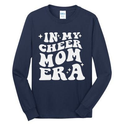 In My Cheer Mom Era Cheerleading Football Mom Game Day Gift Tall Long Sleeve T-Shirt