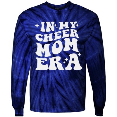 In My Cheer Mom Era Cheerleading Football Mom Game Day Gift Tie-Dye Long Sleeve Shirt