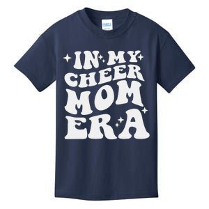 In My Cheer Mom Era Cheerleading Football Mom Game Day Gift Kids T-Shirt