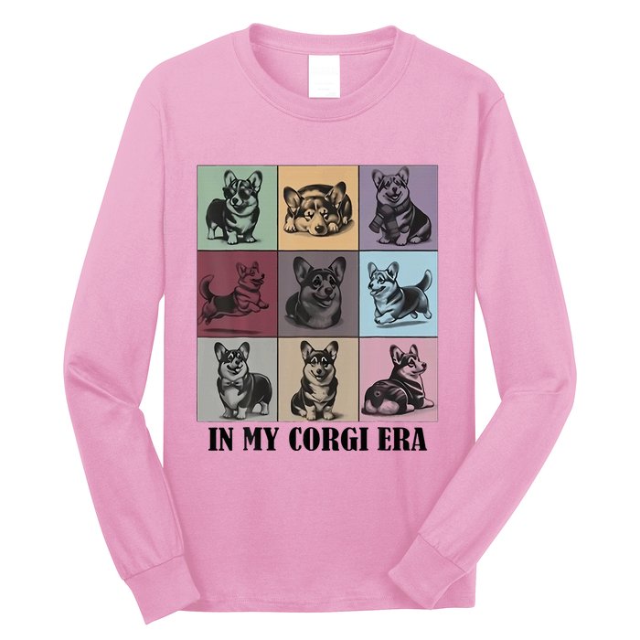 In My Corgi Era Funny Corgi Mom Dog Lover Long Sleeve Shirt