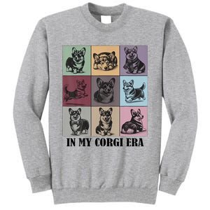 In My Corgi Era Funny Corgi Mom Dog Lover Tall Sweatshirt