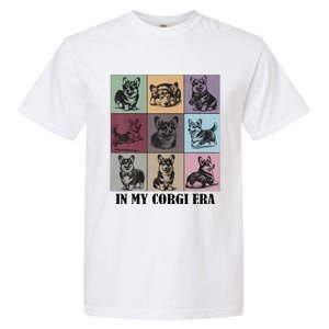 In My Corgi Era Funny Corgi Mom Dog Lover Garment-Dyed Heavyweight T-Shirt