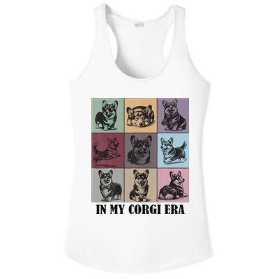 In My Corgi Era Funny Corgi Mom Dog Lover Ladies PosiCharge Competitor Racerback Tank