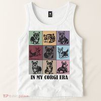 In My Corgi Era Funny Corgi Mom Dog Lover Tank Top