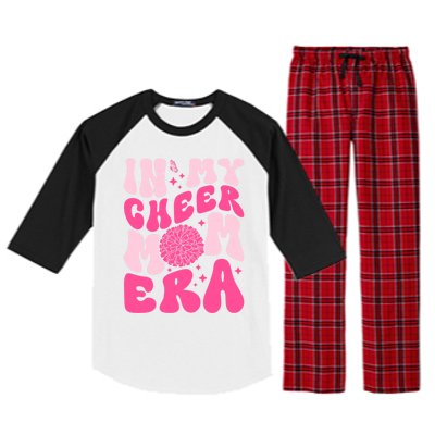 In My Cheer Mom Era Cheerleading Cheerleader Mom Funny Gift Raglan Sleeve Pajama Set