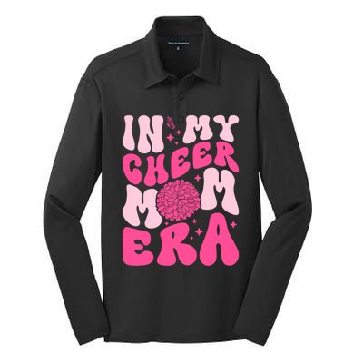 In My Cheer Mom Era Cheerleading Cheerleader Mom Funny Gift Silk Touch Performance Long Sleeve Polo