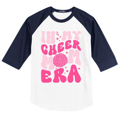 In My Cheer Mom Era Cheerleading Cheerleader Mom Funny Gift Baseball Sleeve Shirt