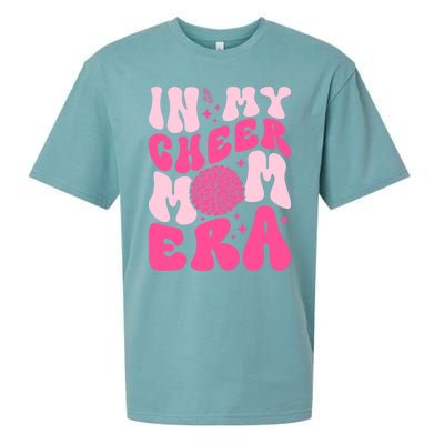 In My Cheer Mom Era Cheerleading Cheerleader Mom Funny Gift Sueded Cloud Jersey T-Shirt