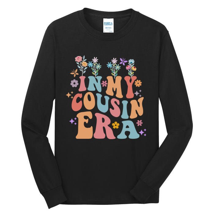 In My Cousin Era Floral Family Matching Tall Long Sleeve T-Shirt