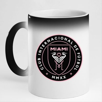 Inter Miami Cf 11oz Black Color Changing Mug