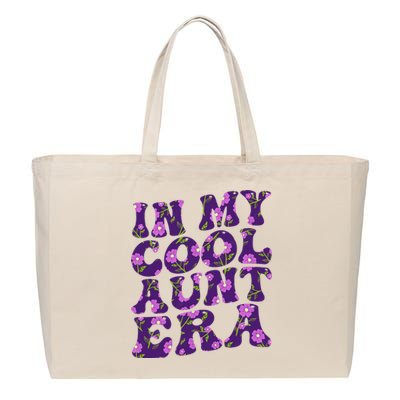 In My Cool Auntie Era Cotton Canvas Jumbo Tote