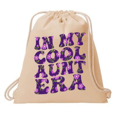 In My Cool Auntie Era Drawstring Bag